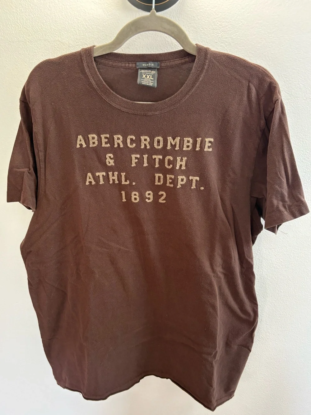 Abercrombie & Fitch Brown Muscle T-shirt XXL